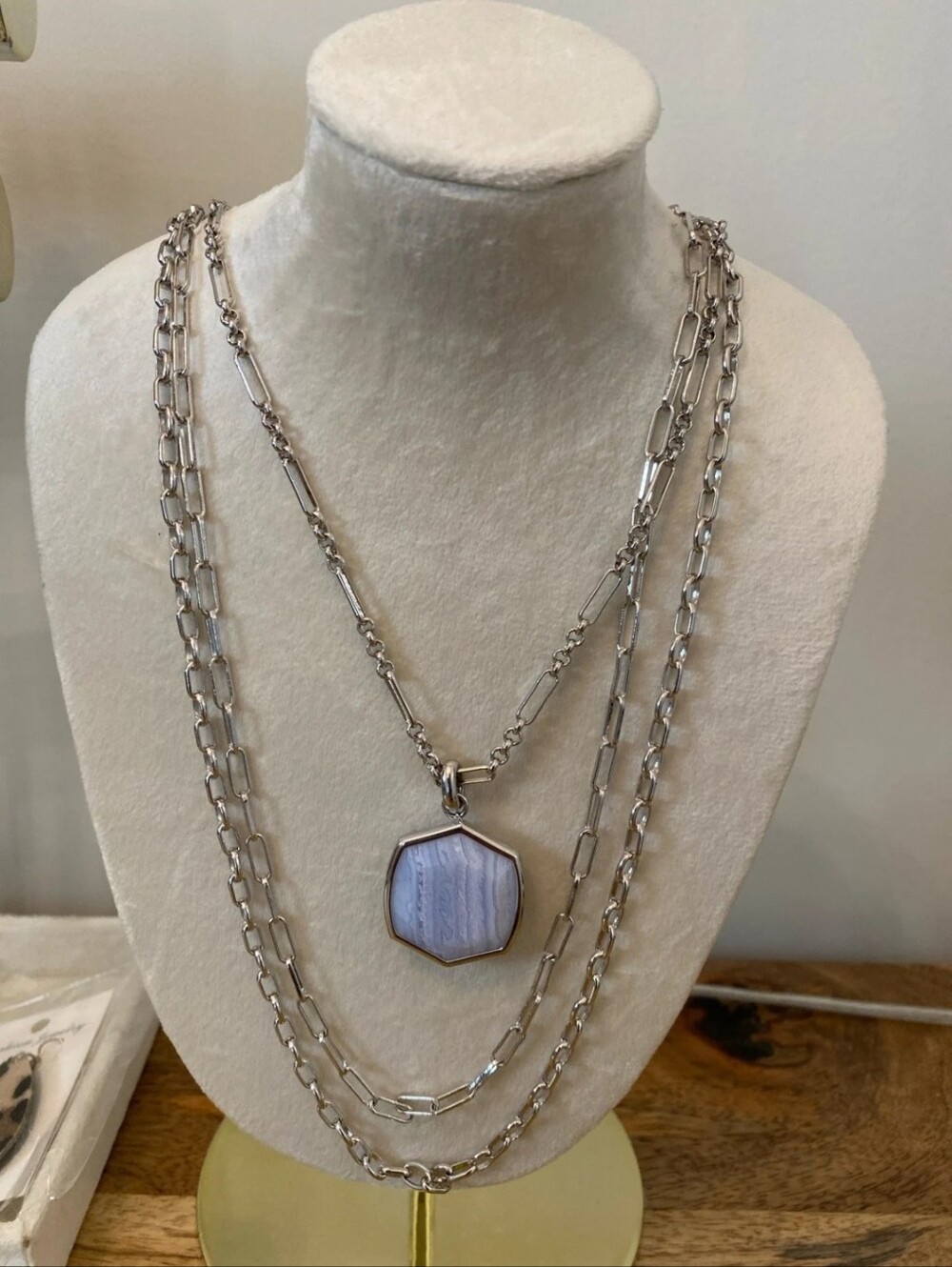 Kendra Scott Davis Triple Strand Necklace